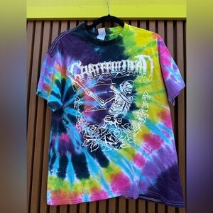 Grateful Dead Tie-Dye Short Sleeve Tee - Multicolor